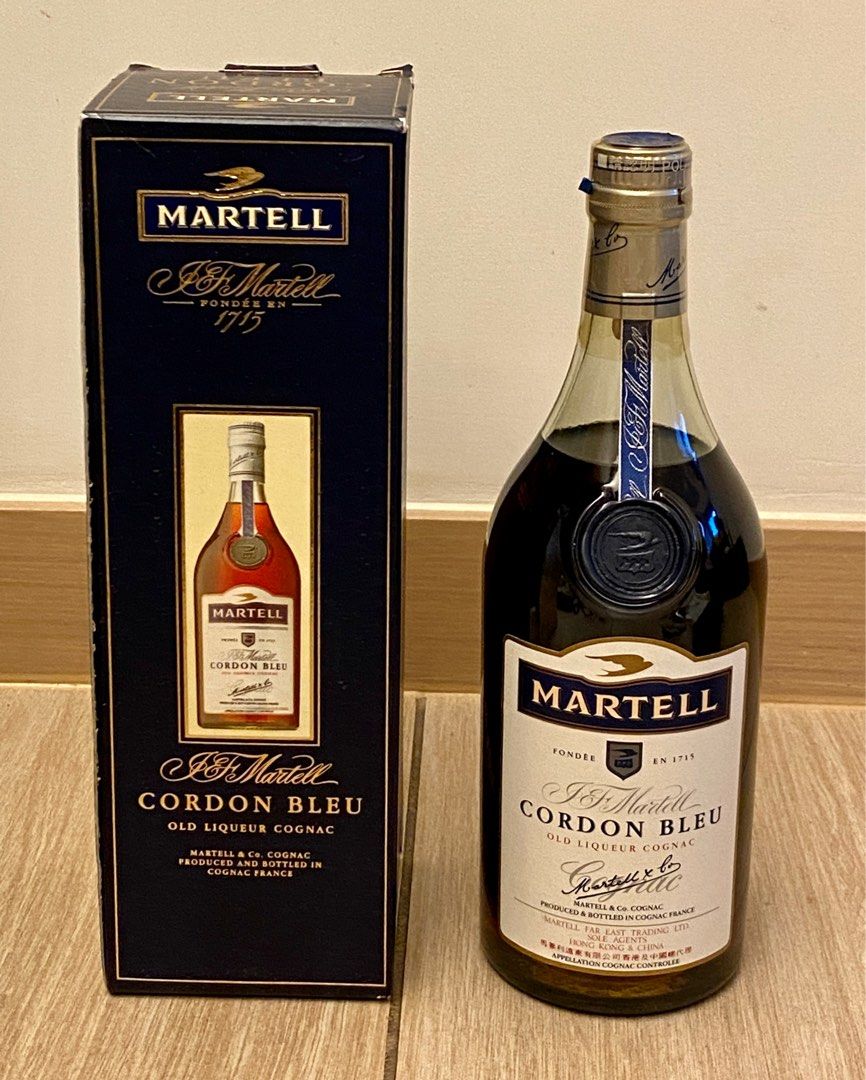 舊版馬爹利藍帶干邑Martell Cordon Bleu Cognac, 嘢食& 嘢飲, 酒精飲料