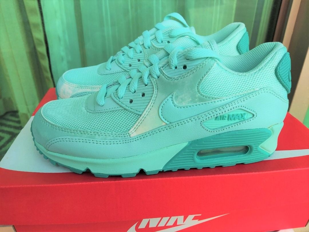 全新女裝NIKE AIR MAX 90 PRINT Artisan Teal Green 運動鞋37.5 US 6.5