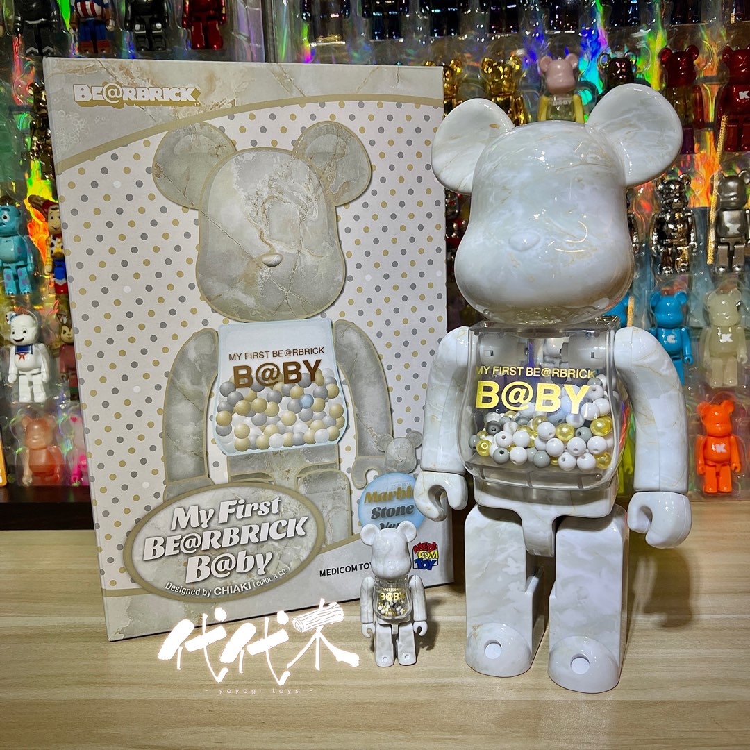 現貨MY FIRST BE@RBRICK BABY MARBLE ( 大理石) Ver. 100％ & 400