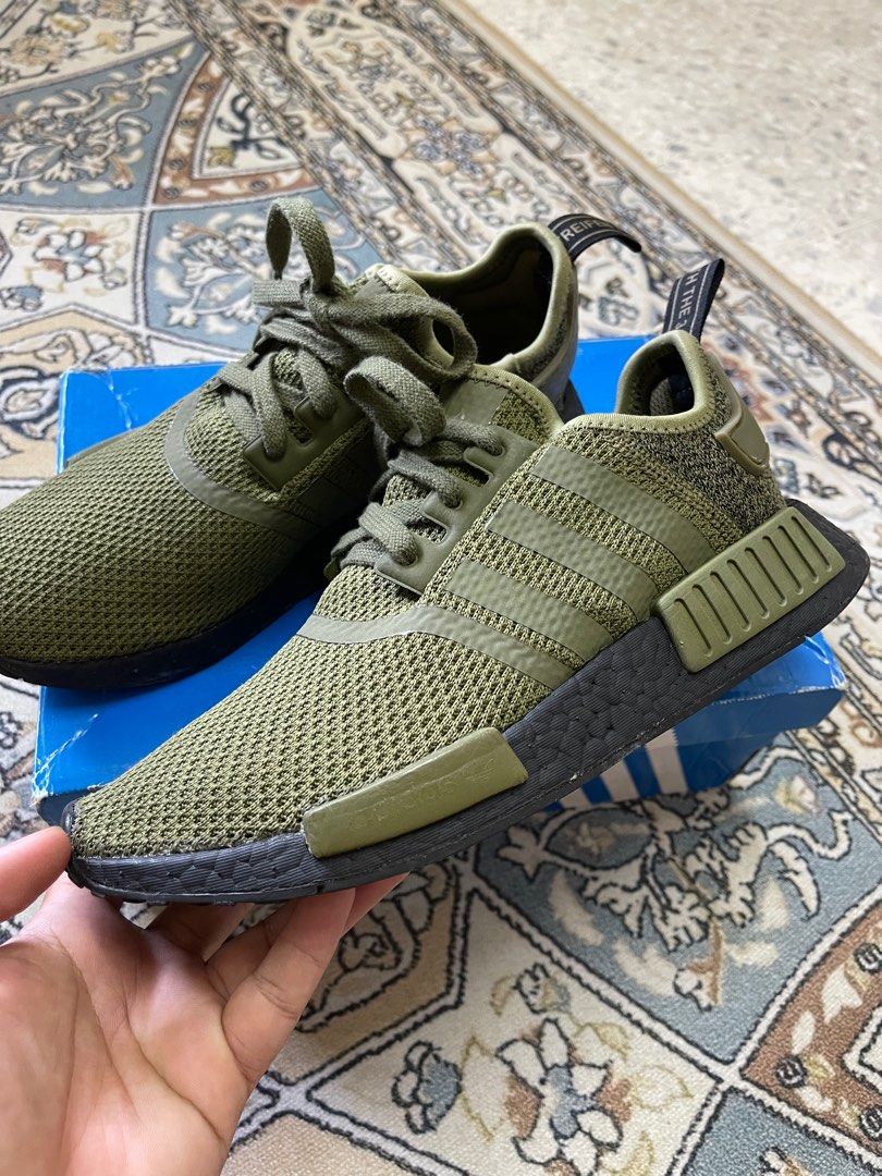 Olive deals adidas sneakers