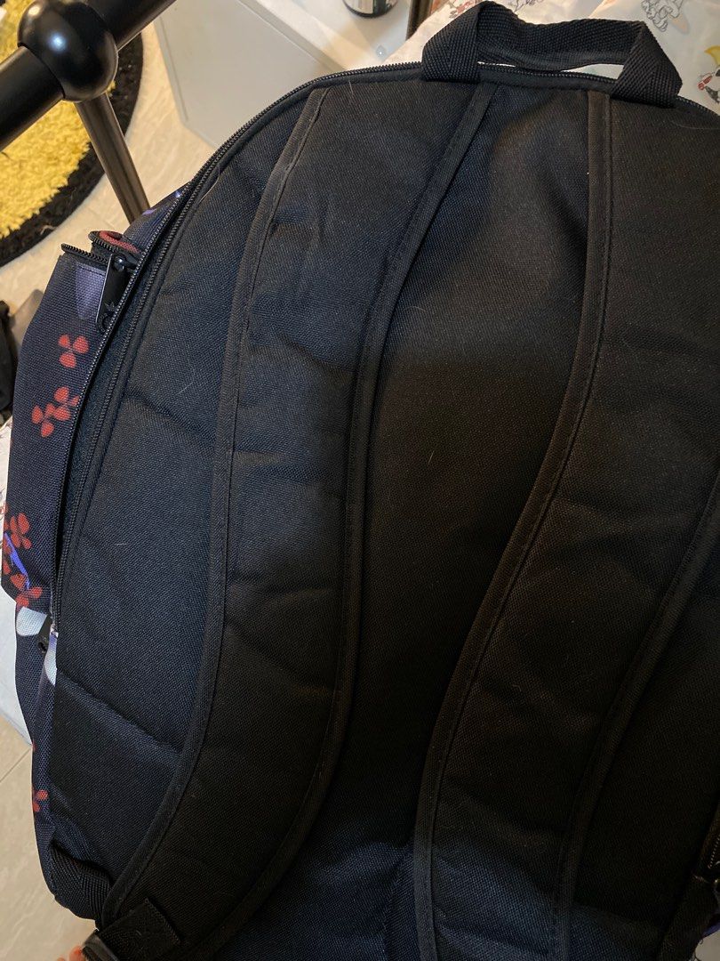 Adidas black floral backpack clearance