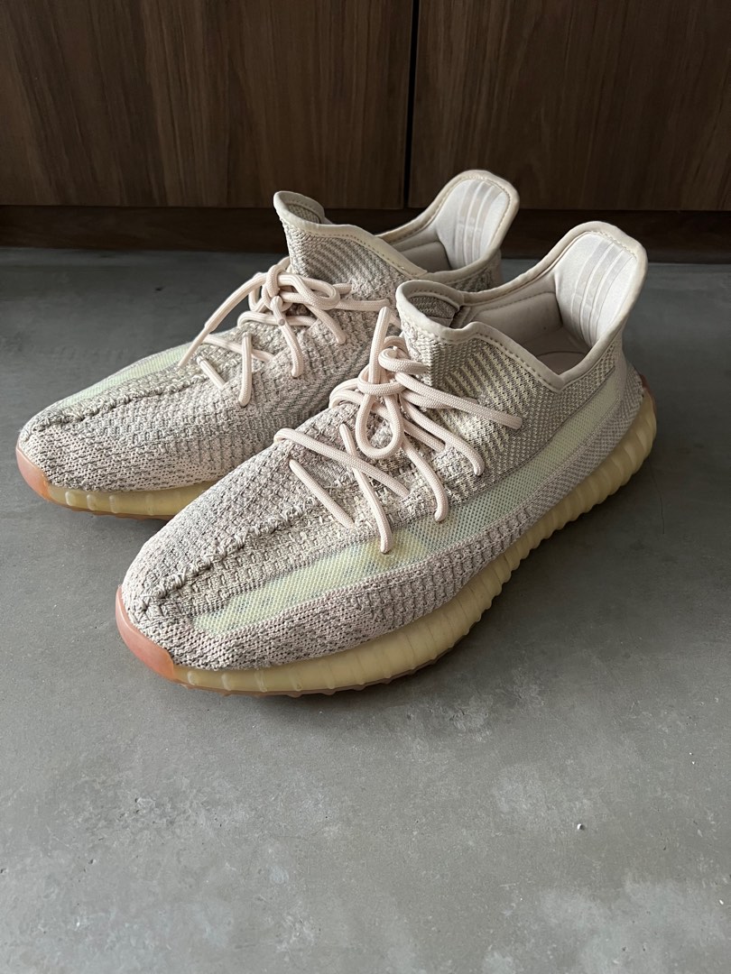 Adidas Yeezy 350 V2 Citrin, Men's Fashion, Footwear, Sneakers on Carousell