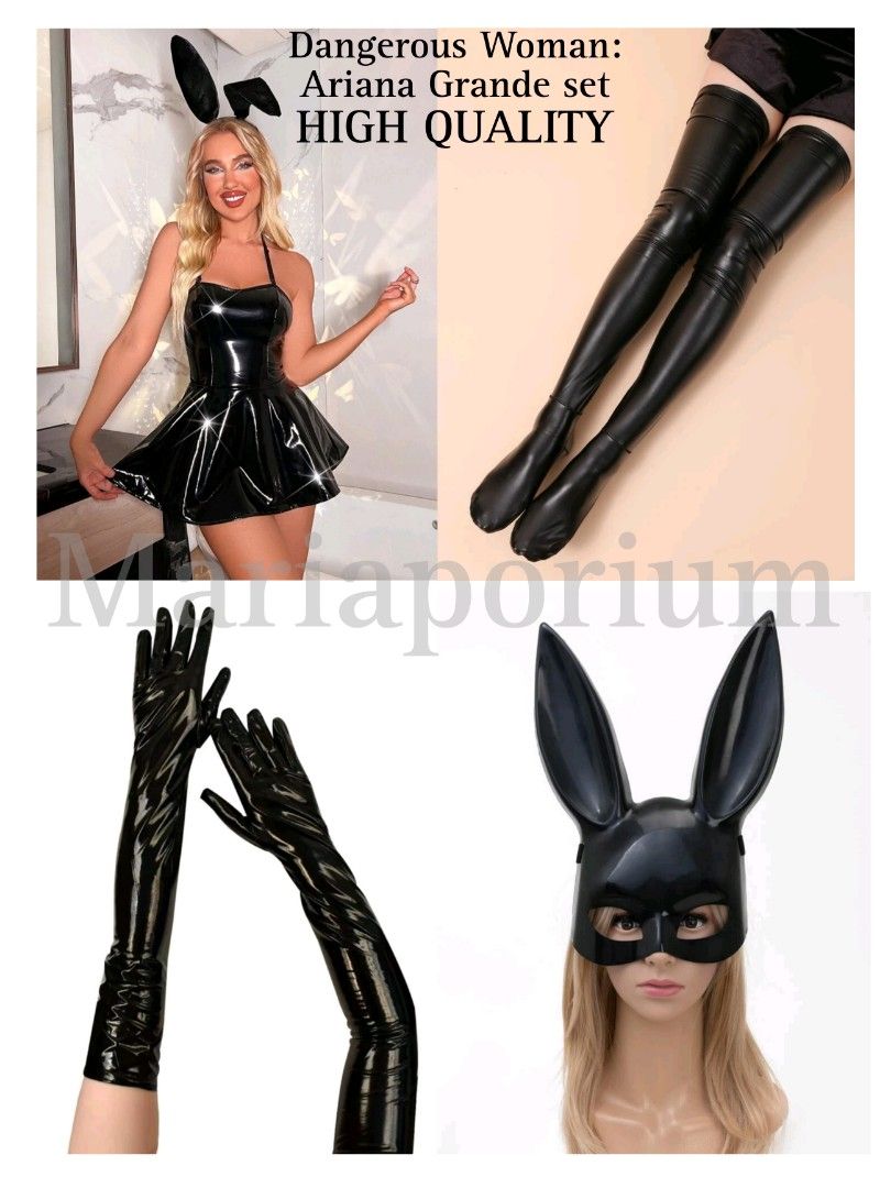 Ariana grande on sale leather costume