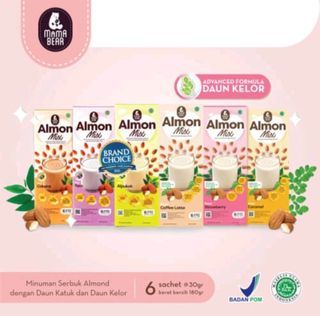 ASI BOOSTER Almond Mix Mama Bear Rasa Cokelat