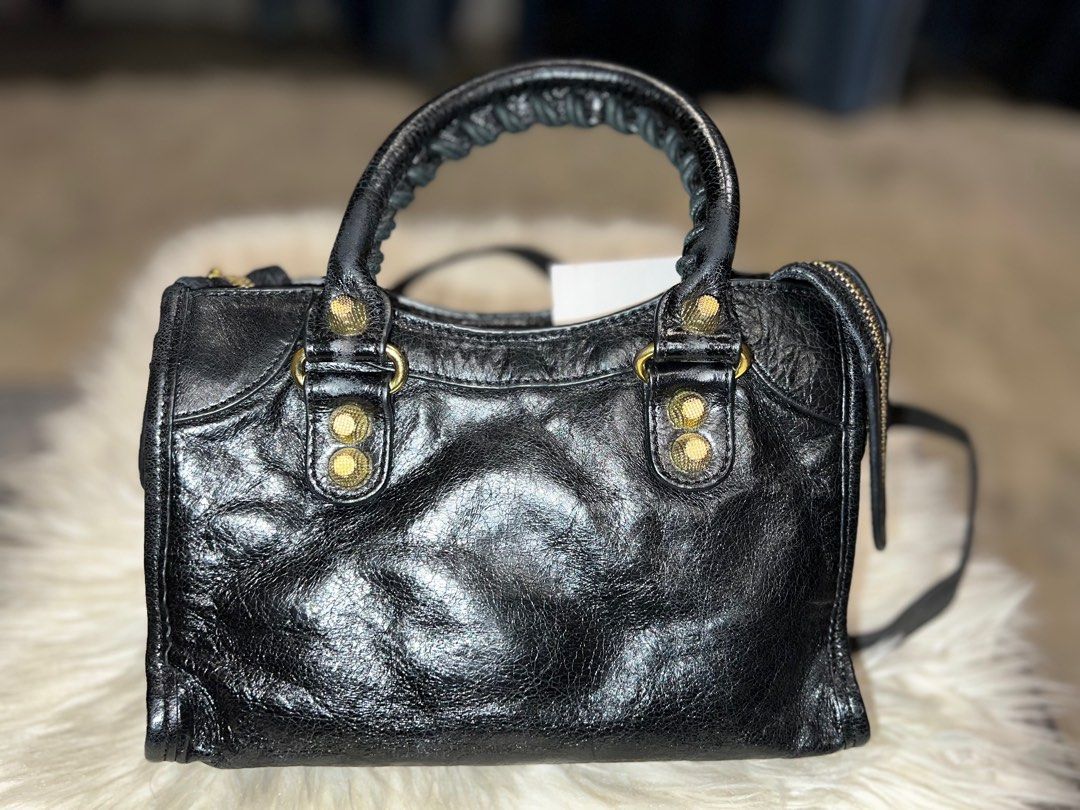 Balenciaga City Mini Leather Exterior Bags  Handbags for Women for sale   eBay