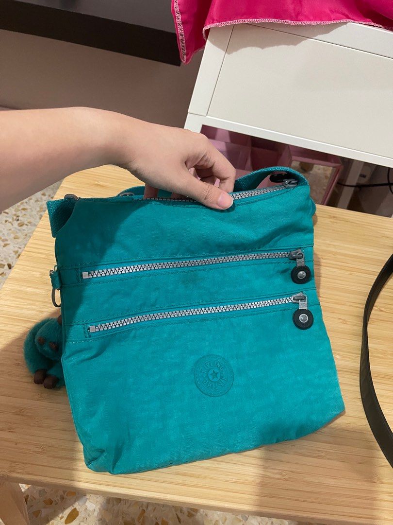 Authentic cheapest Kipling crossbody bag with 3 compartments