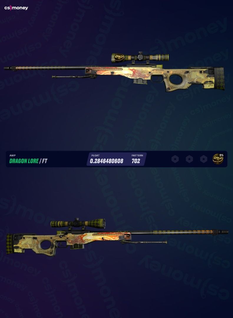 AWP Dragon Lore Field Tested, Video Gaming, Gaming Accessories, In-Game ...