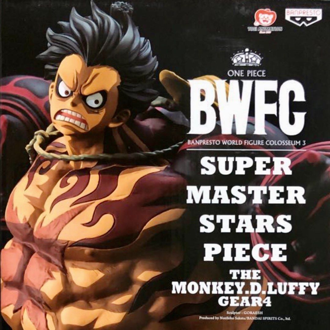 SMSP LUFFY Gear 4 2D Manga Dimension BWFC One PIECE Banpresto