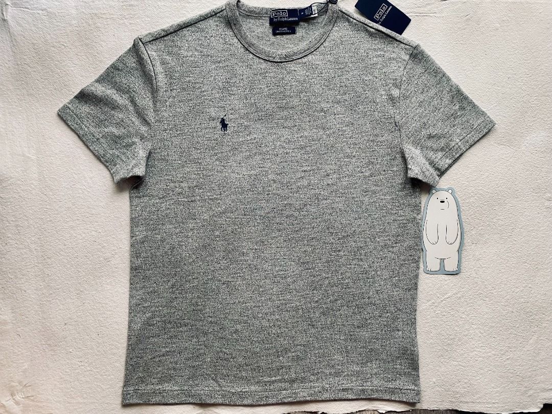 Beams x POLO RALPH LAUREN T-Shirt 雪花灰size M, 男裝, 上身及套裝