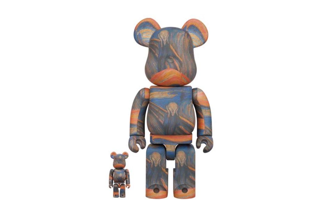 Bearbrick Edvard Munch (Scream) 吶喊100% & 400% Set, 興趣及遊戲