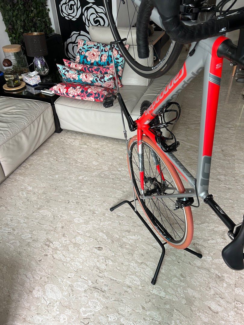 Stationary bike online stand for sale