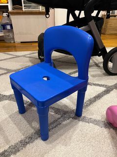 Blue chair for kids