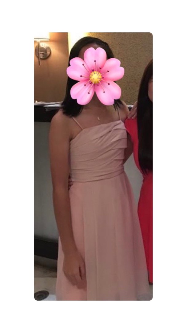 Blush Pink Cocktail Dress for Wedding or Debut Guest Prom