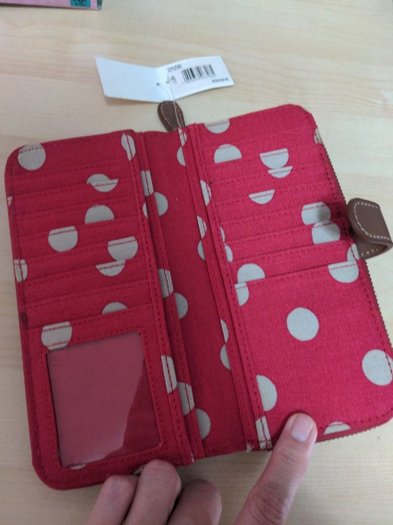 Cath kidston red spot purse online