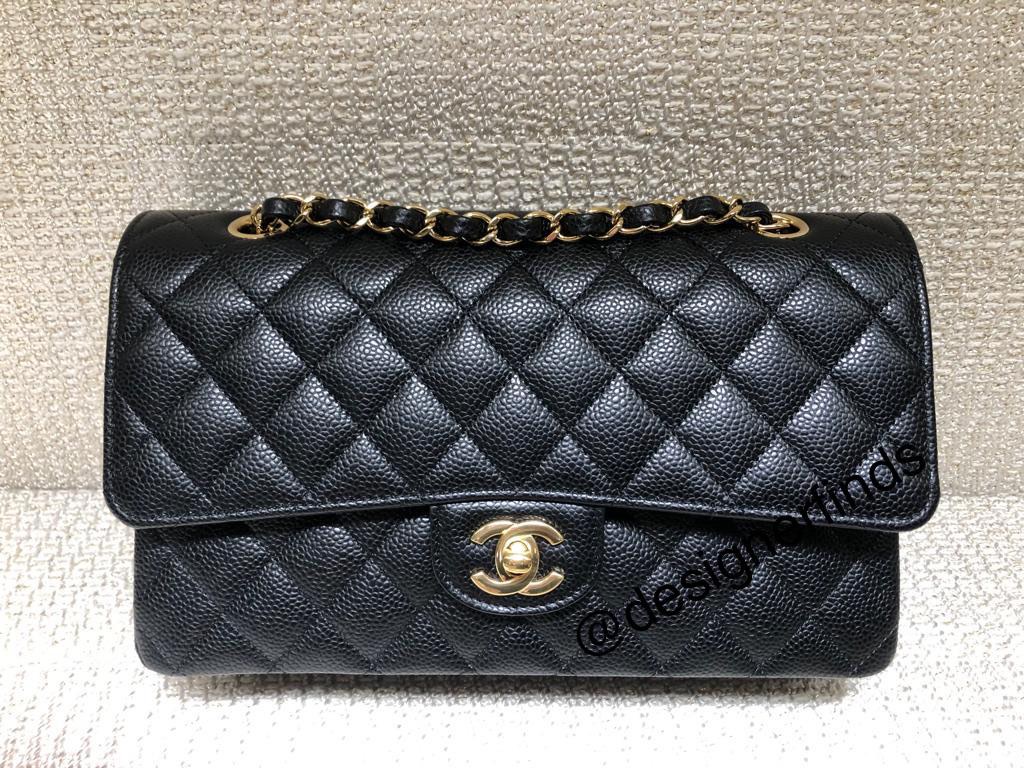 Chanel Maxi Black Caviar SHW - Designer WishBags