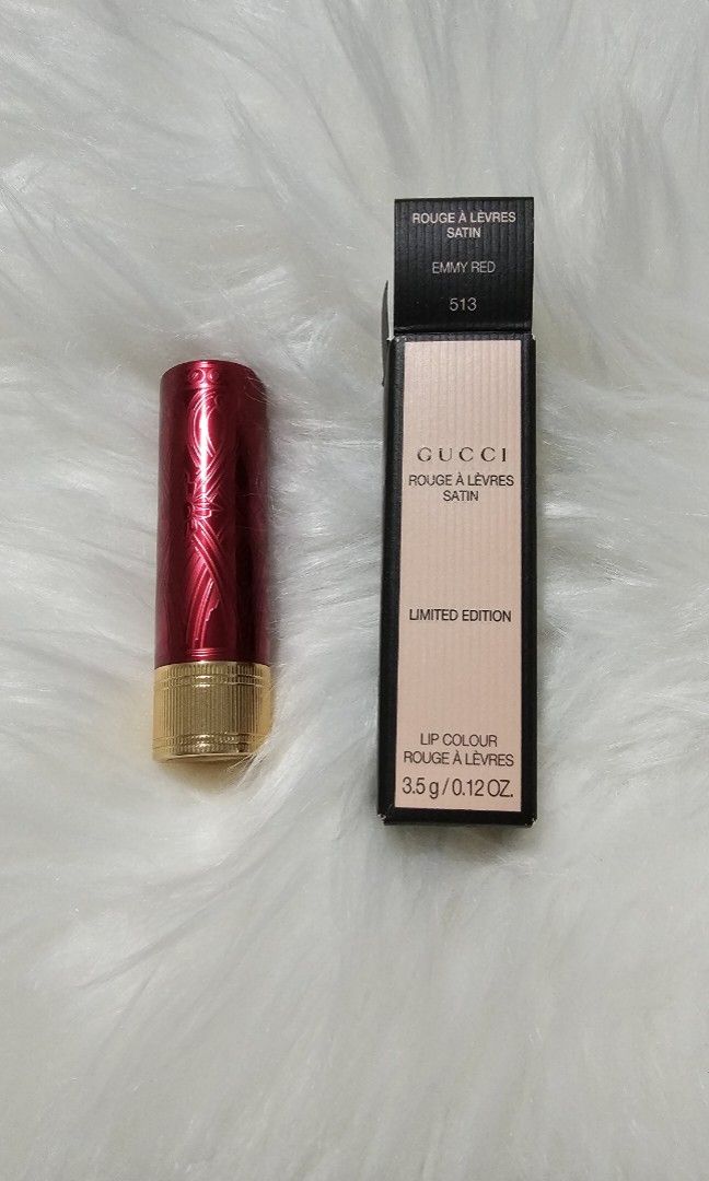 BNIB Gucci Satin Limited Edition lipstick 513, Beauty \u0026 Personal Care,  Face, Makeup Products on Carousell