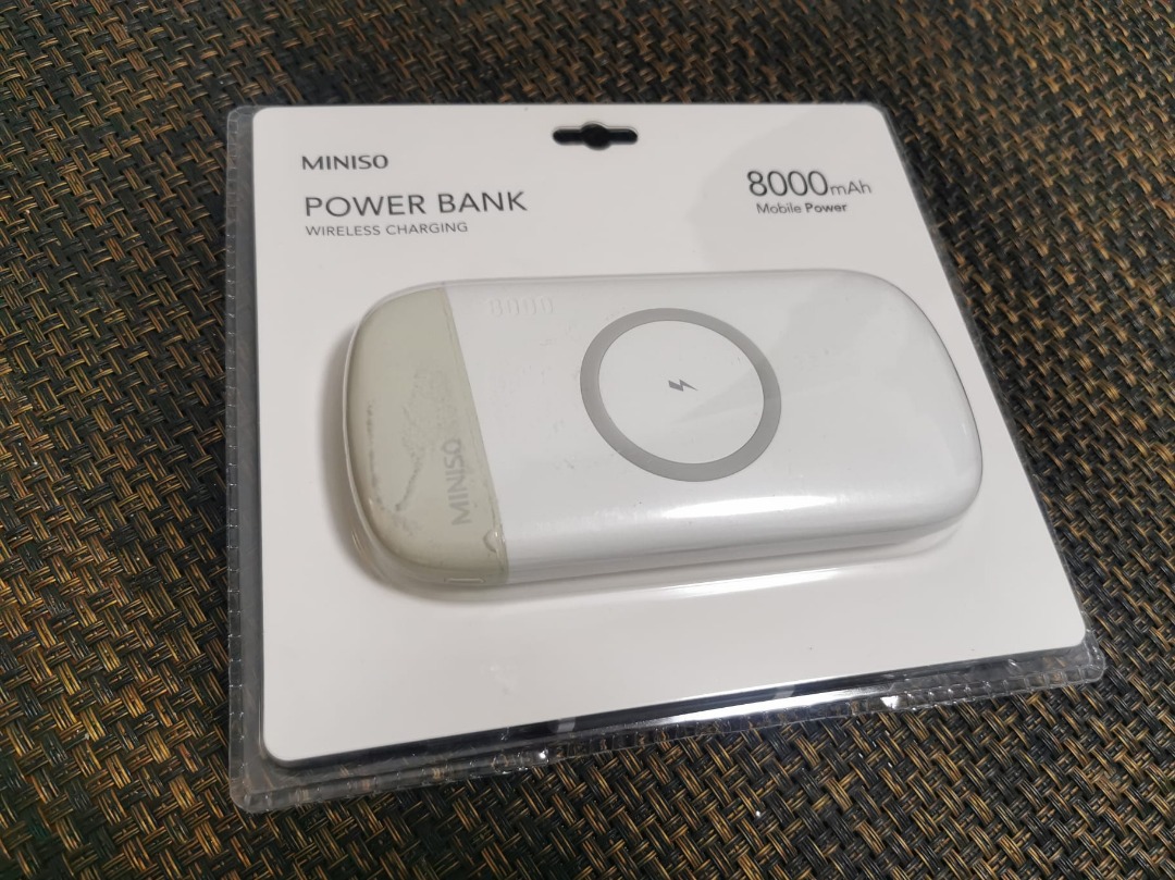 BNIW*** Miniso Power Bank 8000 mAh, Mobile Phones & Gadgets, Mobile