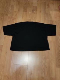 Boxy flowy ribbed crop top