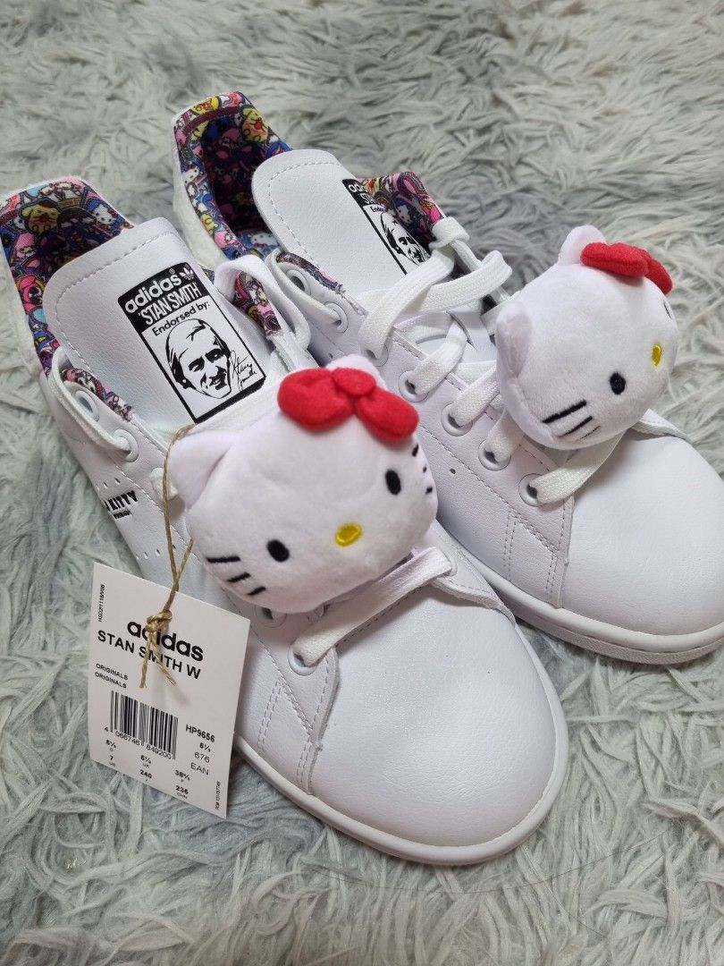 BRAND NEW Adidas Stan Smith Hello Kitty Sneakers, Women's Fashion,  Footwear, Sneakers on Carousell