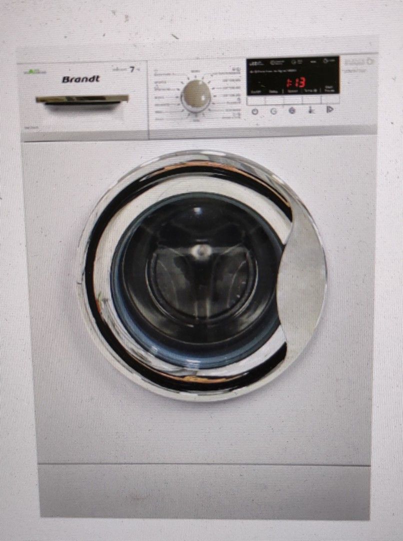 Brandt 7Kg 1400 rpm front load washer, 家庭電器, 洗衣機及乾衣機 Carousell