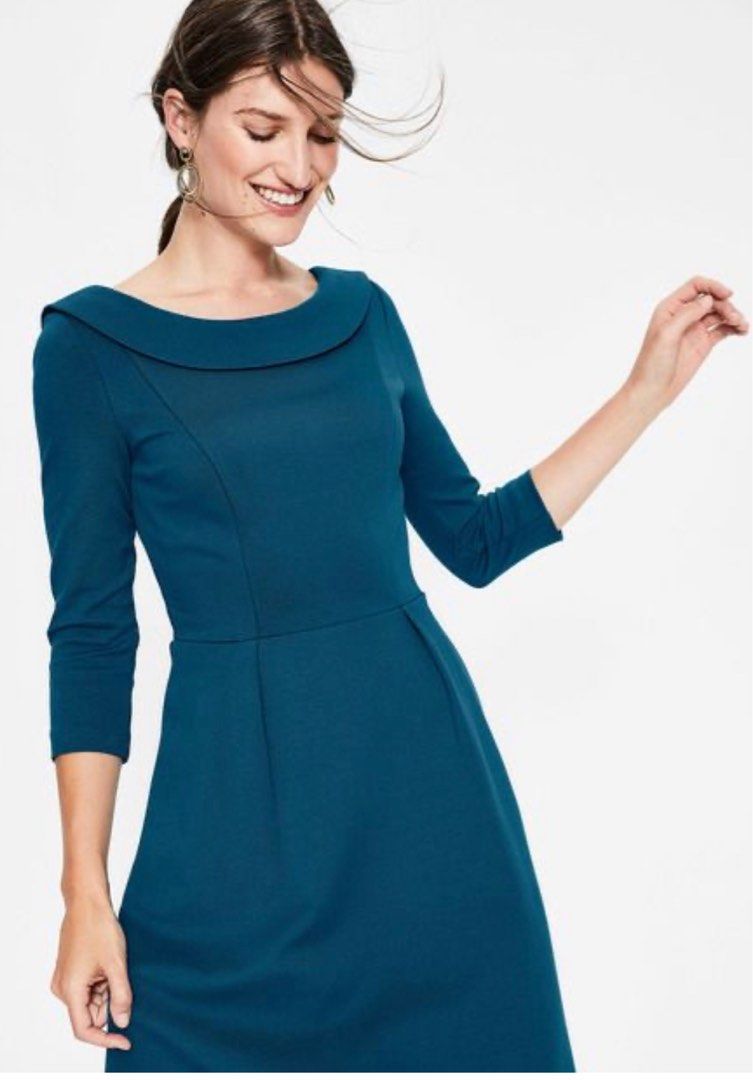 Maddie ponte midi dress store