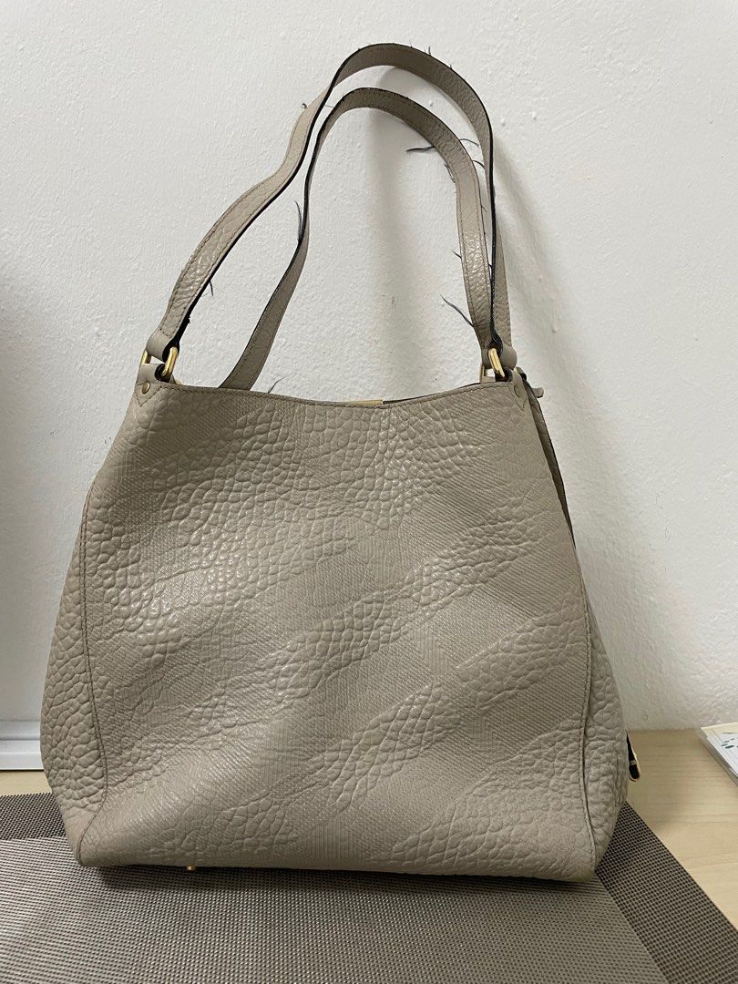 Burberry tote bag hotsell grey