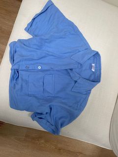 Button down crop top
