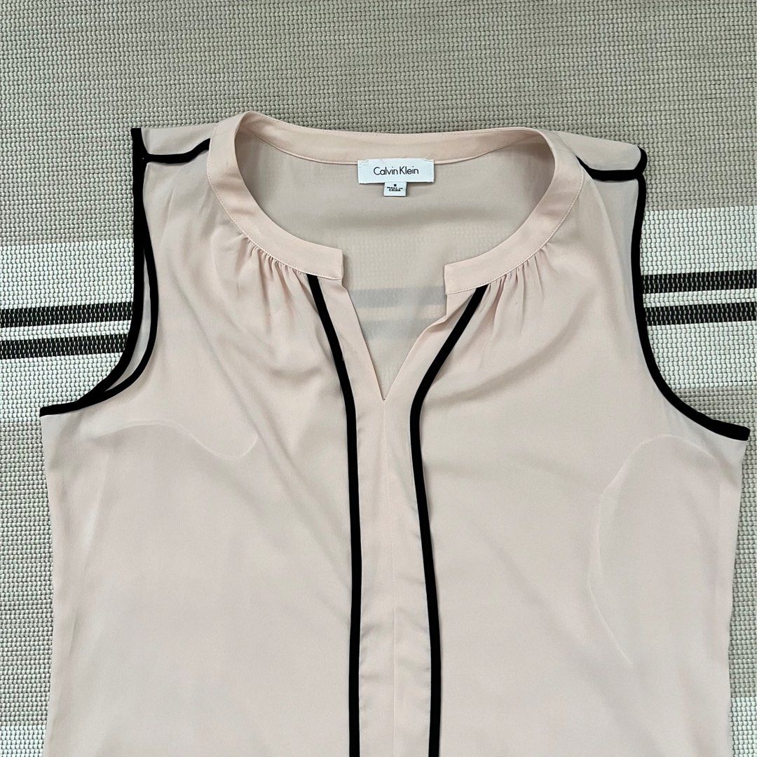 Calvin klein pink blouse online