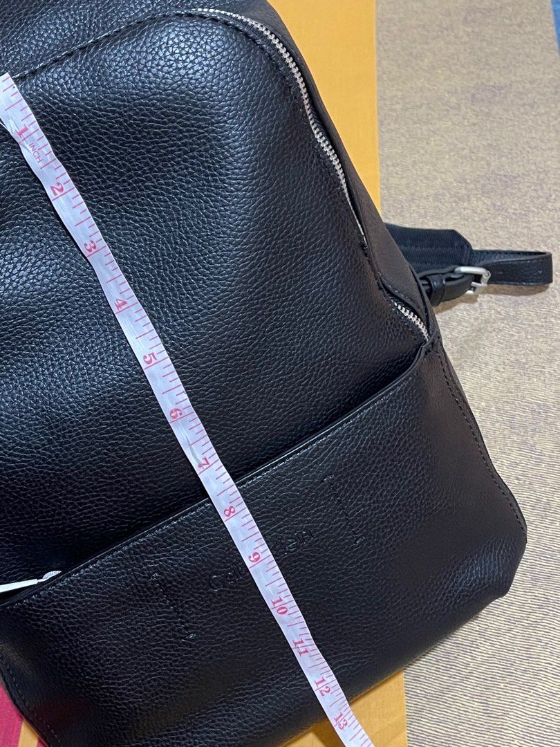 Calvin Klein Leather Backpack, Women's Fashion, Bags & Wallets