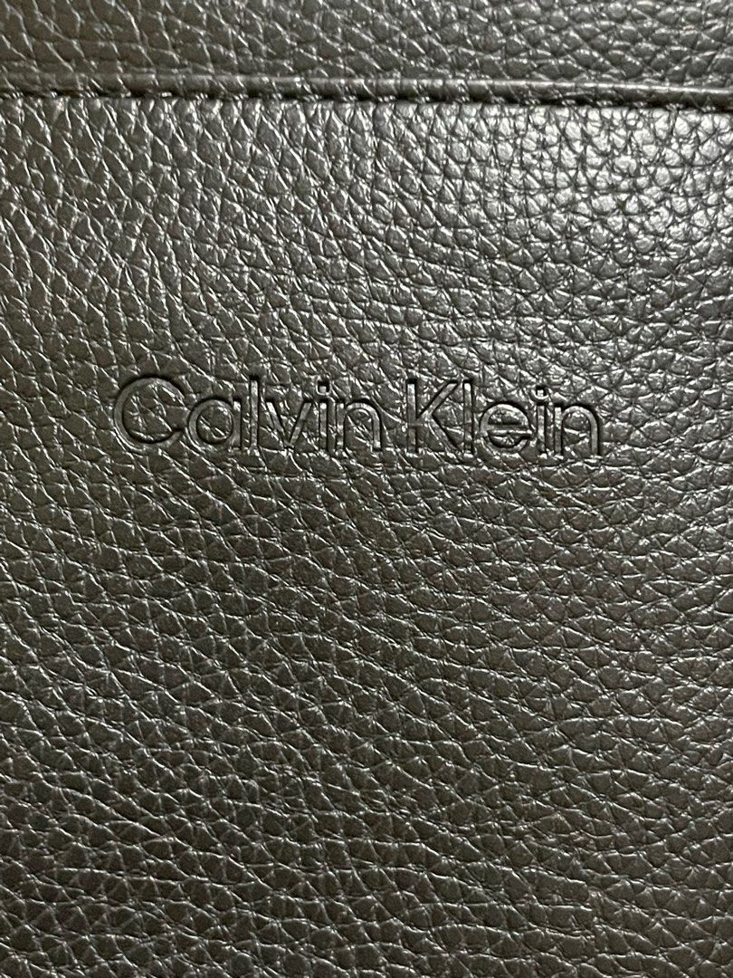 Calvin Klein Leather Backpack, Women's Fashion, Bags & Wallets