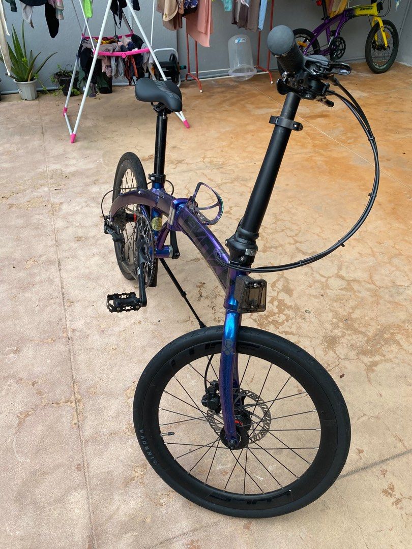 Folding bike hotsell shimano 105