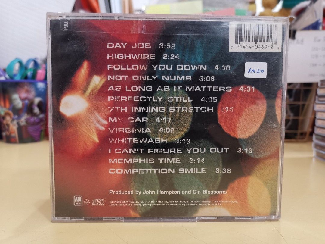 (CD) GIN BLOSSOMS Congratulations I'm Sorry, Hobbies & Toys, Music