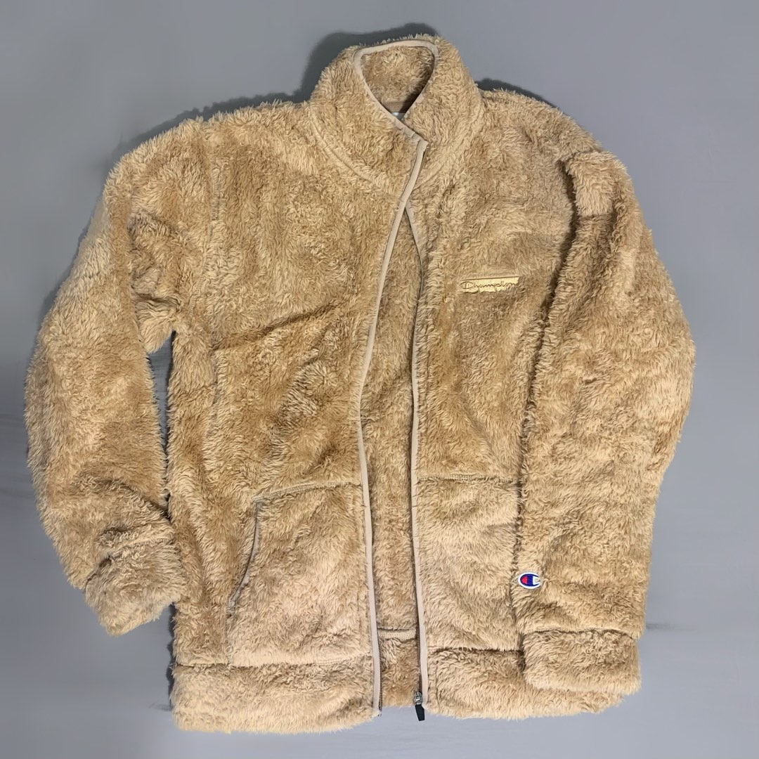 Champion Teddy Zip Fur Jacket in L