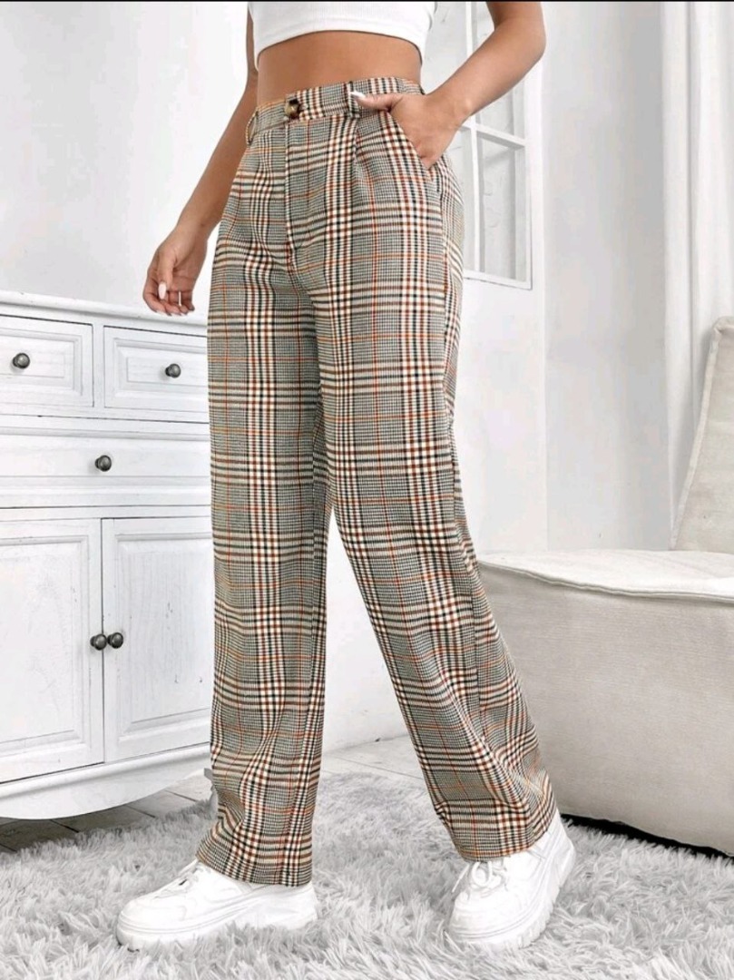 Plaid best sale square pants