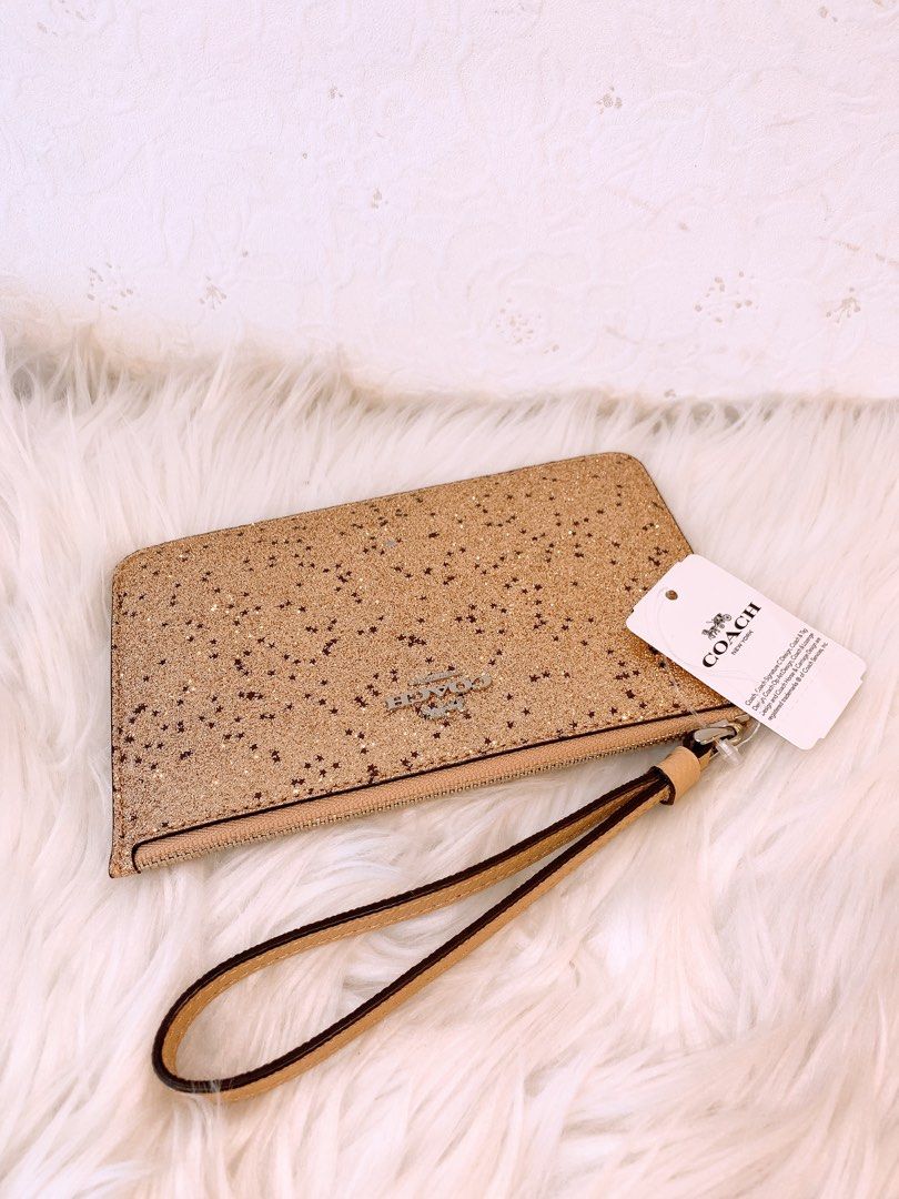 Coach star sales glitter purse