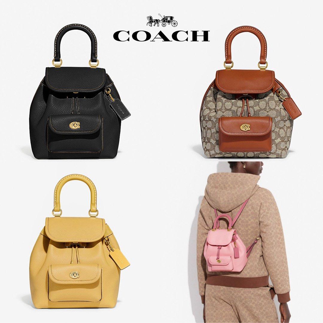 Coach Riya Backpack, Luxury, Bags & Wallets on Carousell