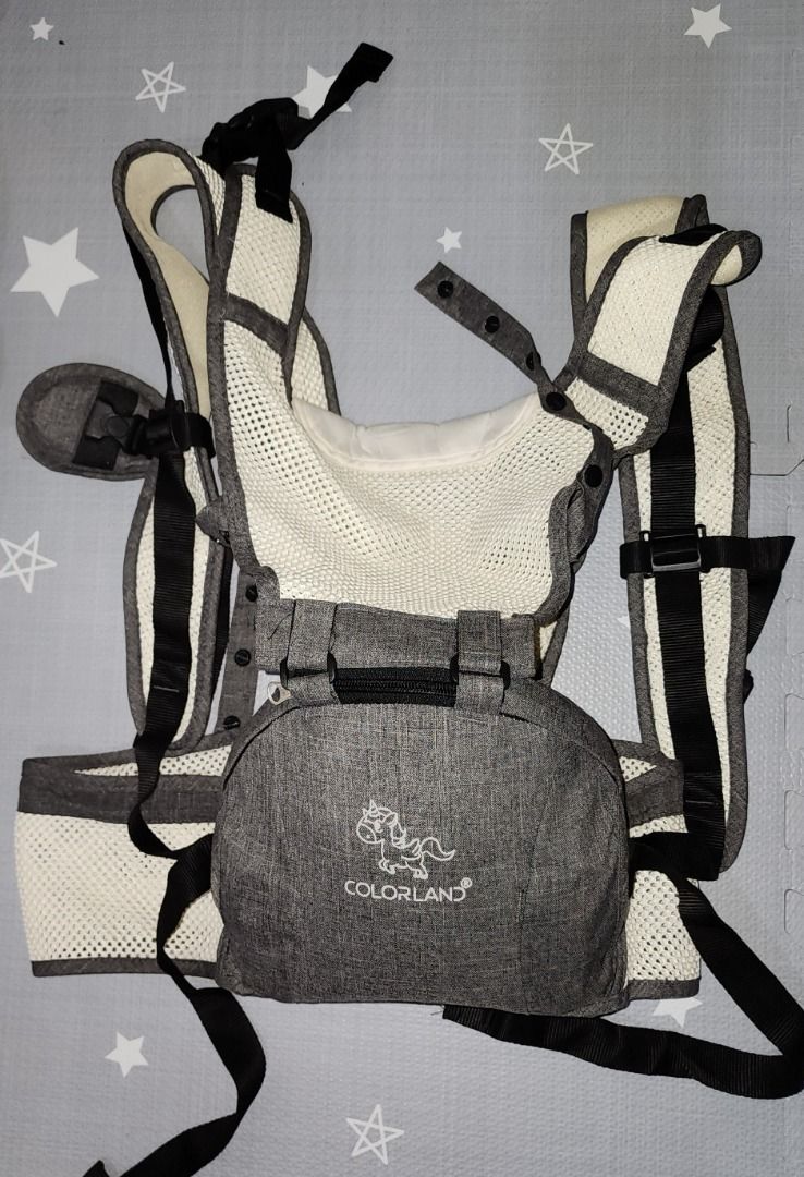 Colorland carrier with hipset (Category: Carriers & Slings) located in Quezon City. Submitted by judzrosas28-40284 (Listing ID 1225222872, Image 2). Description: Baby carrier with hipset (bnew)- bought for 1799 selling for 1000.