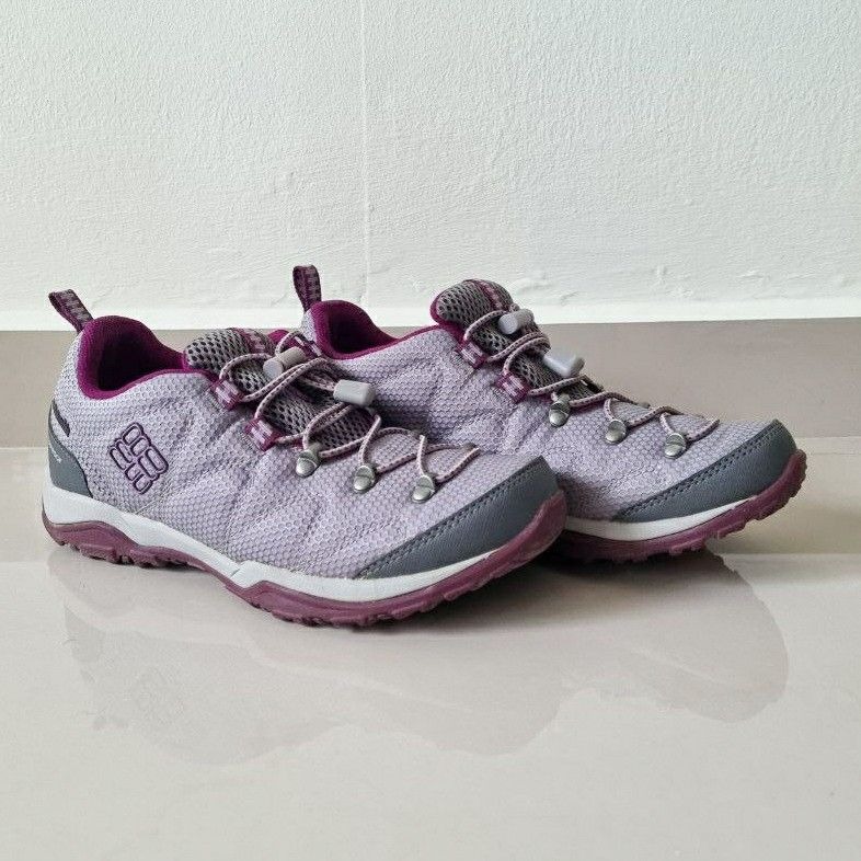 Purple top hiking shoes