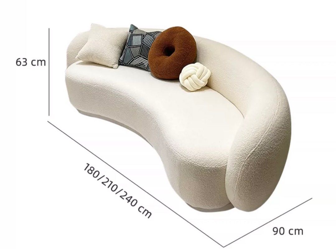 Many designs & colors! Cosy Odd shaped sofa for living room / lounge