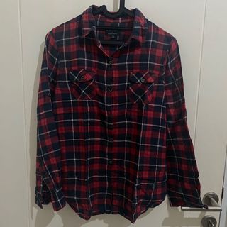 cotton on pattern/checkered shirt