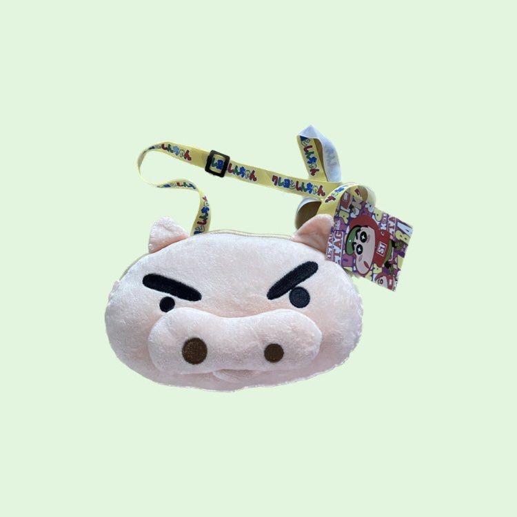 crayon shin chan pig aka buriburizaemon sling pouch/bag, Hobbies & Toys ...