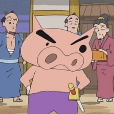 crayon shin chan pig aka buriburizaemon sling pouch/bag, Hobbies & Toys ...