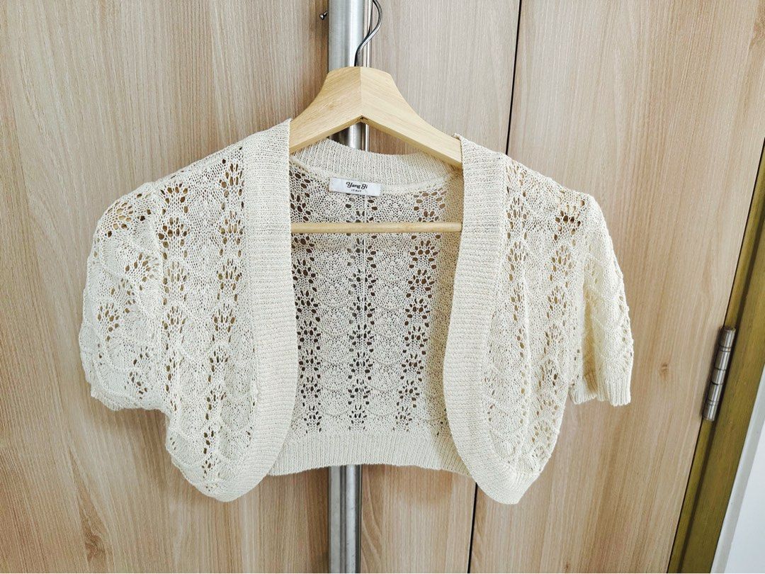 White crochet jacket online