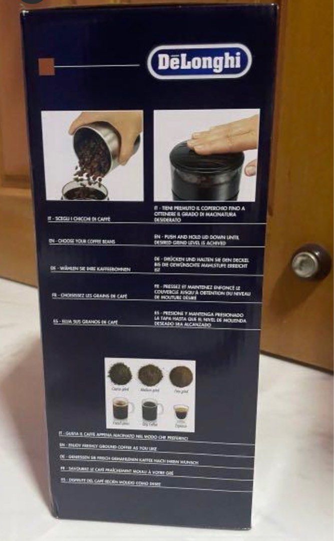 DeLonghi coffee grinder, TV & Home Appliances, Kitchen Appliances