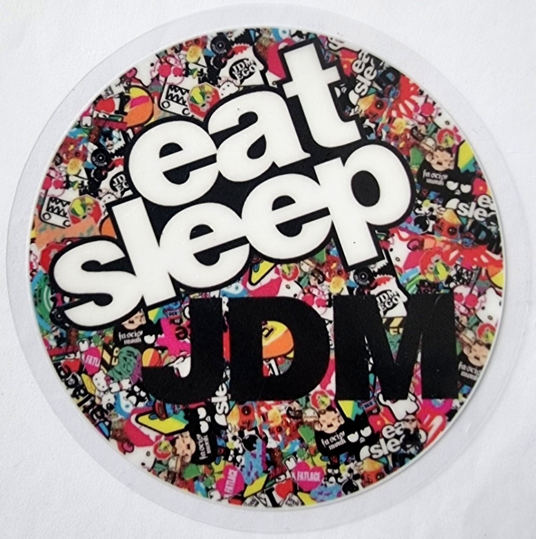 Sticker JDM eat sleep