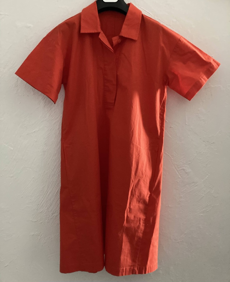 Eileen fisher orange dress 2025