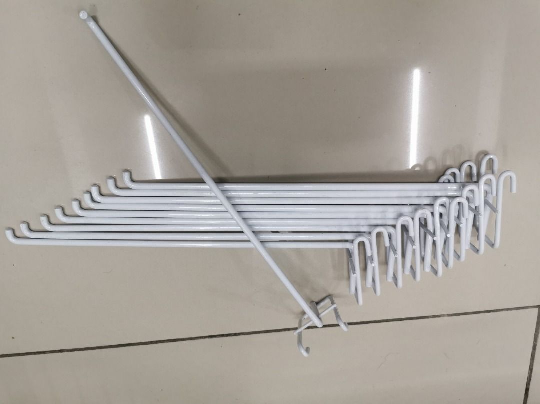 Epoxy Coated Metal Hook Wire Mesh Display Hooks Supermarket Display