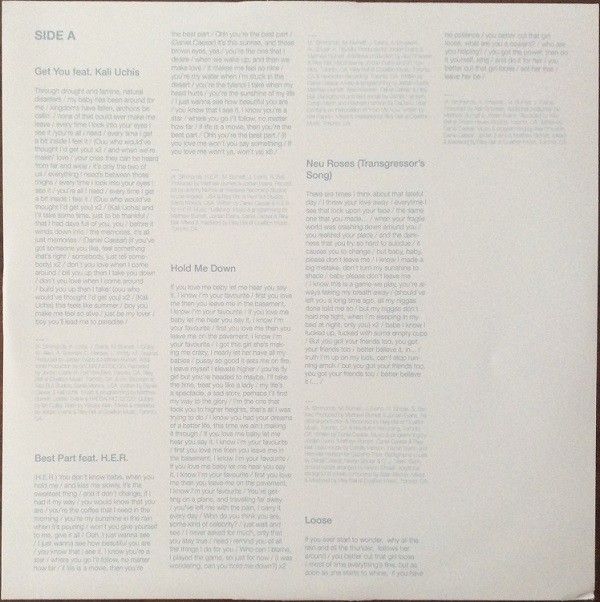 [OFFICIAL EXCLUSIVE] DANIEL CAESAR VINYL RECORD FREUDIAN VINYL RECORD LP STUNNING
