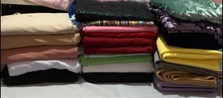 Fabrics per piece ranging from 38 - 100+
