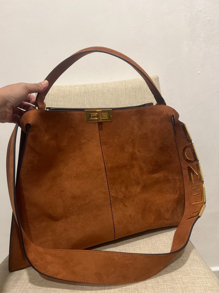 Fendi peekaboo x lite suede store
